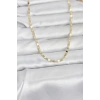 Mey İthalat® CM 14K Gold Renk Ezme Zincir 60 cm Kadın Kolye