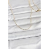 Mey İthalat® CM 14K Gold Renk Parçalı Topçuk Model 60 cm Kadın Kolye
