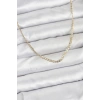 Mey İthalat® CM 14K Gold Renk Pirinç Zincir Model Kadın Kolye
