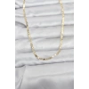 Mey İthalat® CM 14K Gold Renk Zincir Model 60 cm Kadın Kolye