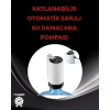 Mey İthalat® Damacana Üstü Akıllı Su Pompası | 3 Damacana Kullanım | 4W Güç | Micro USB Şarjlı | Katlanabilir & Taşınabilir