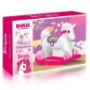 Dolu Unicorn Sallanan Tekerlekli At