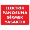 Elektrik Panosu Levhası 25x35 KOD:1118