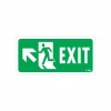 Exit Sol Yukarıı Uyarı Levhası 17,5x25 KOD:960