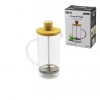 FRENCH PRESS BAMBU KAPAK 350ML CAM BİTKİ SÜZGEÇİ (5047)