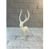 Mey İthalat® Geyik Figürü Beyaz Modern Salon ve Raf Dekoru