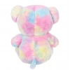 Mey İthalat®  Gökkuşağı Renkli Peluş Ayı 45 cm