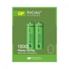 GP RECYKO 1300mAh AA ŞARJLI KALEM PİL 132C133  2Lİ KART (5047)