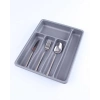 GRİ - 5 BÖLMELİ ÇEKMECE İÇİ KAŞIKLIK 36x29x5cm (5047)