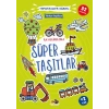 İlk Kelimelerle Süper Taşıtlar Yapıştır-Boya-Öğren