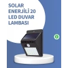 Mey İthalat® IP65 Dayanıklı Solar Enerjili Dış Cephe Aydınlatma