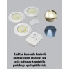 Kablosuz 3 Lü Spot Led Lamba Seti Uzaktan Kumandalı Enerji Tasarruflu Aydınlatma