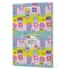 Kahve 10 - Yan Boyamalı Çizgili Defter