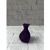 Mey İthalat® Kalpli Mor Mini Vazo 5 cm Dekoratif Masa Üstü Aksesuar