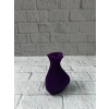 Mey İthalat® Kalpli Mor Mini Vazo 5 cm Dekoratif Masa Üstü Aksesuar