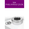 Inox Çelik Küllük – 13cm x 4 cm | Modern, Hijyenik ve Dayanıklı Tasarım