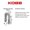 Mey İthalat® Kobb KBZ9025 25 mm 2500 Adet U Zımba Teli