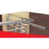 Mey İthalat® Koral Sabit Alüminyum Balkon Çamaşır Kurutmal Askılığı