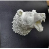 Mey İthalat® Krem Ayı Figürü Duvar Süsü Asılabilir Hediyelik Dekoratif 25x19 cm
