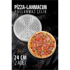 Lahmacun Pizza Pide Pişirme Tepsisi 24 CM 2 li SET 721567