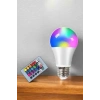 Mey İthalat® Led Ampul Enerji Dostu RGB Işıklı 100W Led Işık