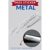 Mey İthalat® 8.5 cm Ultra-Lüks 3D Metal Atatürk İmzası - Torpido ve Gövde Logosu 424423