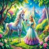 Mey İthalat® 31755 PRINCES UNICORN 50 PARÇA PUZZLE