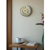Mey İthalat® 36 Cm Beyaz Retro Dekoratif Duvar Saati