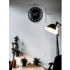 Mey İthalat® 36 Cm Gri Dekoratif Duvar Saati