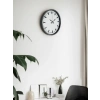 Mey İthalat® 36 Cm Gri Sade Dekoratif Duvar Saati