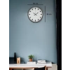 Mey İthalat® 36 Cm Gri Sade Dekoratif Duvar Saati
