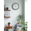 Mey İthalat® 36 Cm Gri Standart Dekoratif Duvar Saati