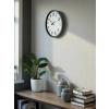 Mey İthalat® 36 Cm Gri Standart Dekoratif Duvar Saati