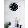 Mey İthalat® 36 Cm Krem Dekoratif Duvar Saati