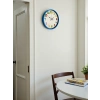 Mey İthalat® 36 Cm Mavi Çocuk Odası Duvar Saati