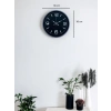 Mey İthalat® 36 Cm Modern Dekoratif Duvar Saati