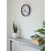 Mey İthalat® 36 Cm Mor Çocuk Odası Duvar Saati