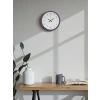 Mey İthalat® 36 Cm Mor Dekoratif Duvar Saati