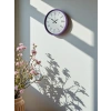Mey İthalat® 36 Cm Mor Roma Rakamlı Duvar Saati
