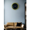 Mey İthalat® 36 Cm Sarı Dekoratif Duvar Saati