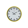 Mey İthalat® 36 Cm Sarı Dekoratif Duvar Saati
