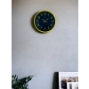 Mey İthalat® 36 Cm Sarı Standart Duvar Saati