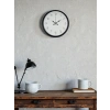 Mey İthalat® 36 Cm Siyah Dekoratif Duvar Saati