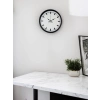 Mey İthalat® 36 Cm Siyah Sade Standart Duvar Saati