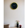 Mey İthalat® 36 Cm Standart Sarı Duvar Saati