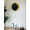 Mey İthalat® 36 Cm Standart Sarı Duvar Saati