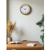 Mey İthalat® 36 Cm Turuncu Çocuk Odası Duvar Saati