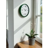 Mey İthalat® 36 Cm Yeşil Modern Dekoratif Duvar Saati