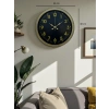 Mey İthalat® 40 Cm Metal Eskitme Klasik Duvar Saati