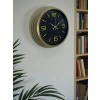 Mey İthalat® 40 Cm Metal Eskitme Vintage Duvar Saati